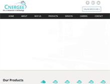 Tablet Screenshot of cnergee.com